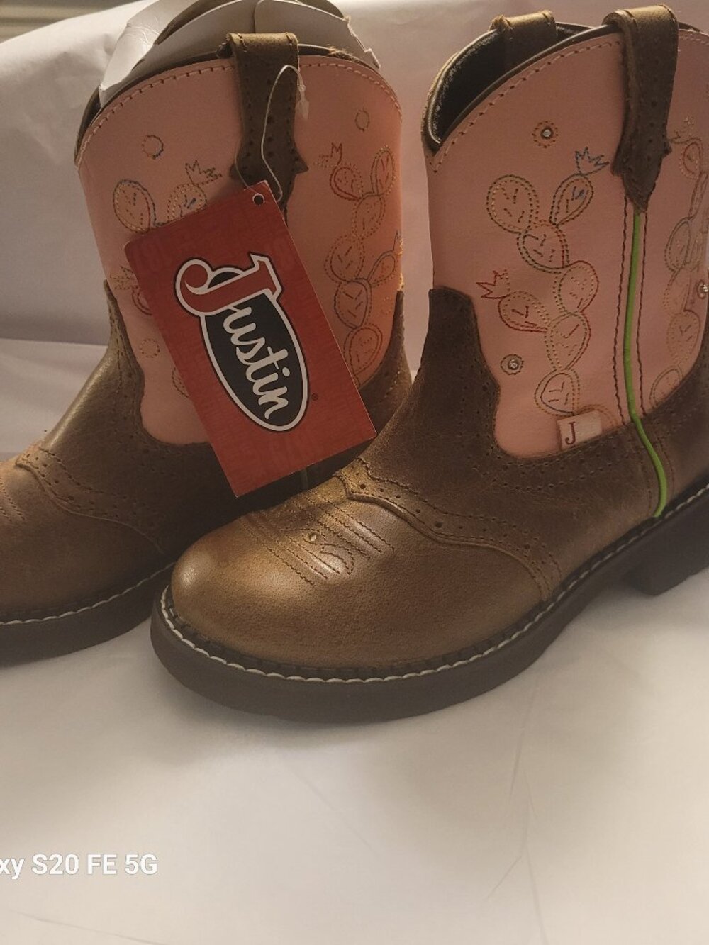 Girls Justin Gypsy Western Light up Boots